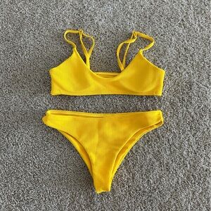 Zaful yellow bikini set